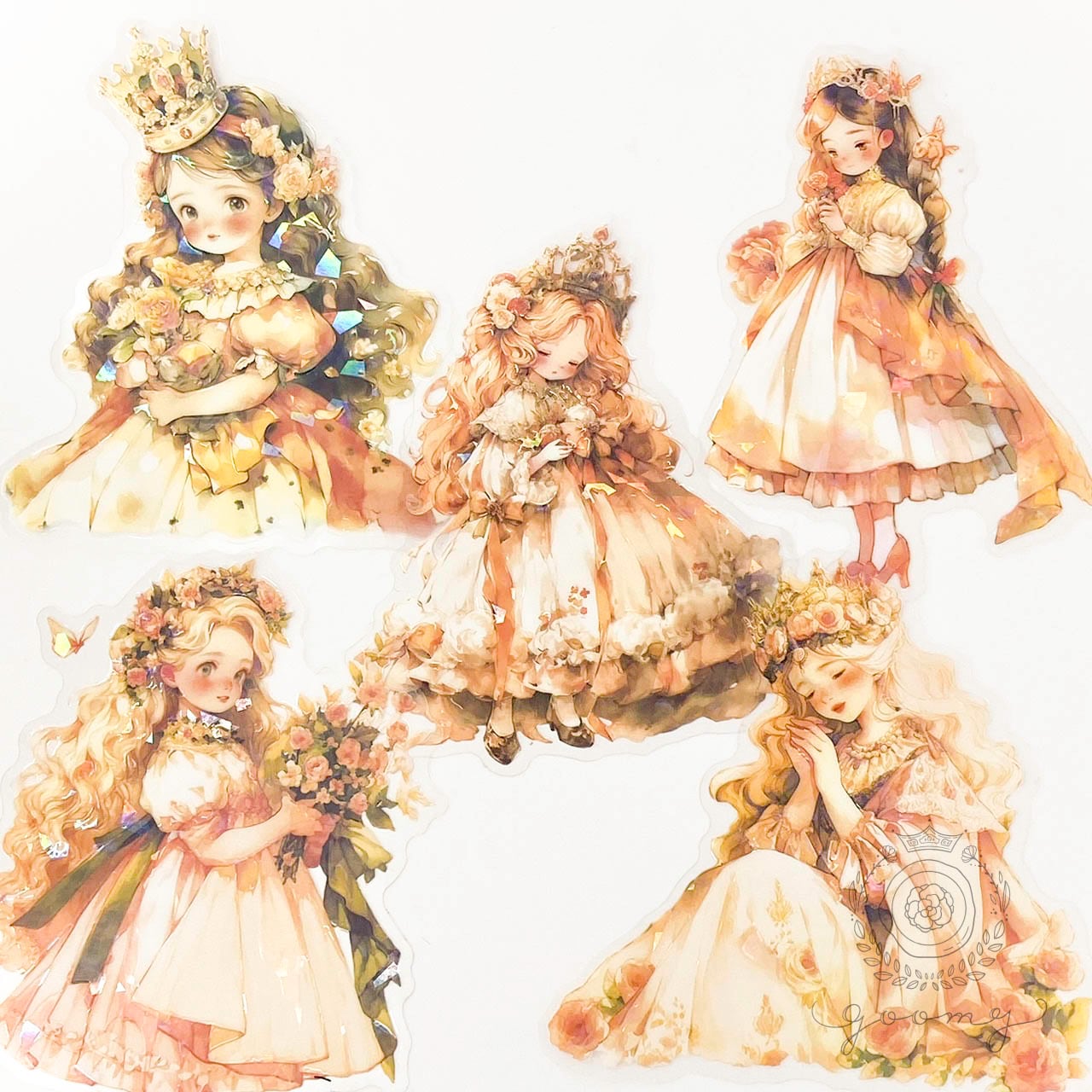 大きめサイズのイラストフレークシール<S799>