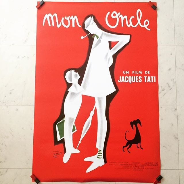 ポスター「映画　ぼくの伯父さん　Mon Oncle　ジャック・タチ」 - 画像1