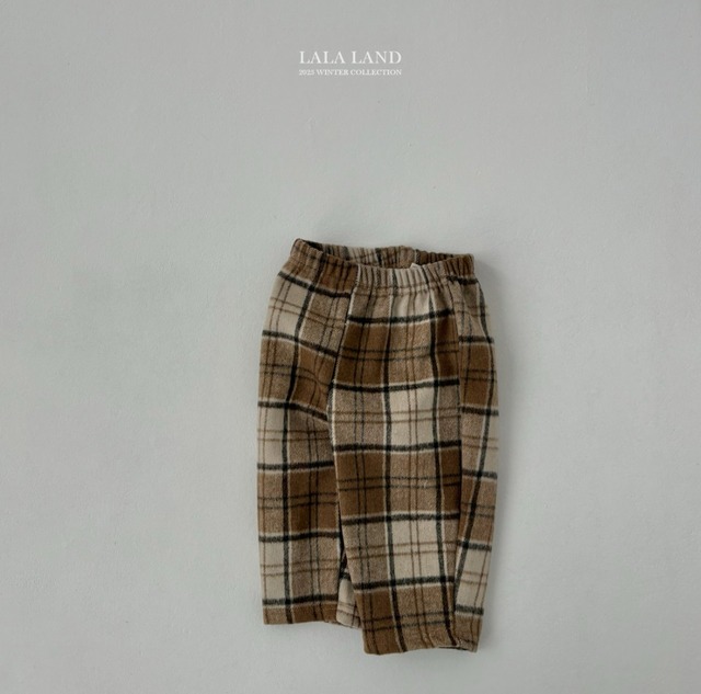 【予約商品】LALALAND / Baguette check pants