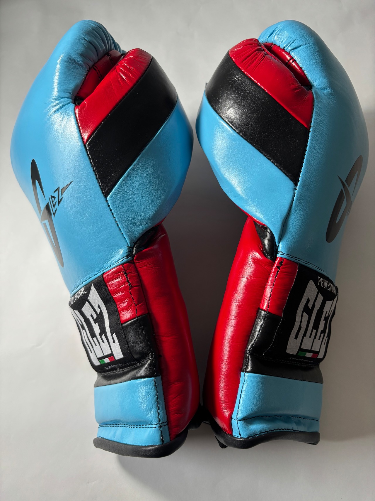 【即納】GLEZ  カラフルエディション:レッド×ブラック×スカイブルー