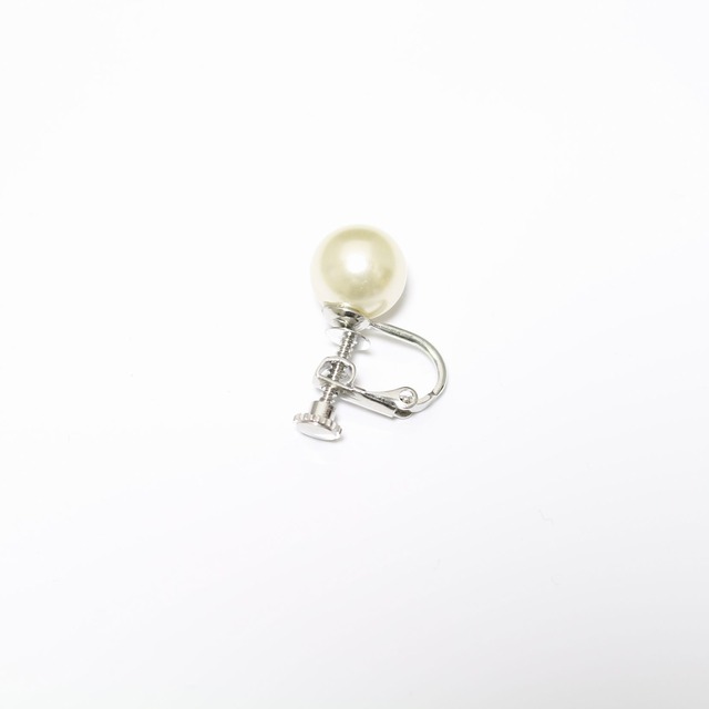 ステンレス 淡水パールつきイヤリング ※片耳のみ