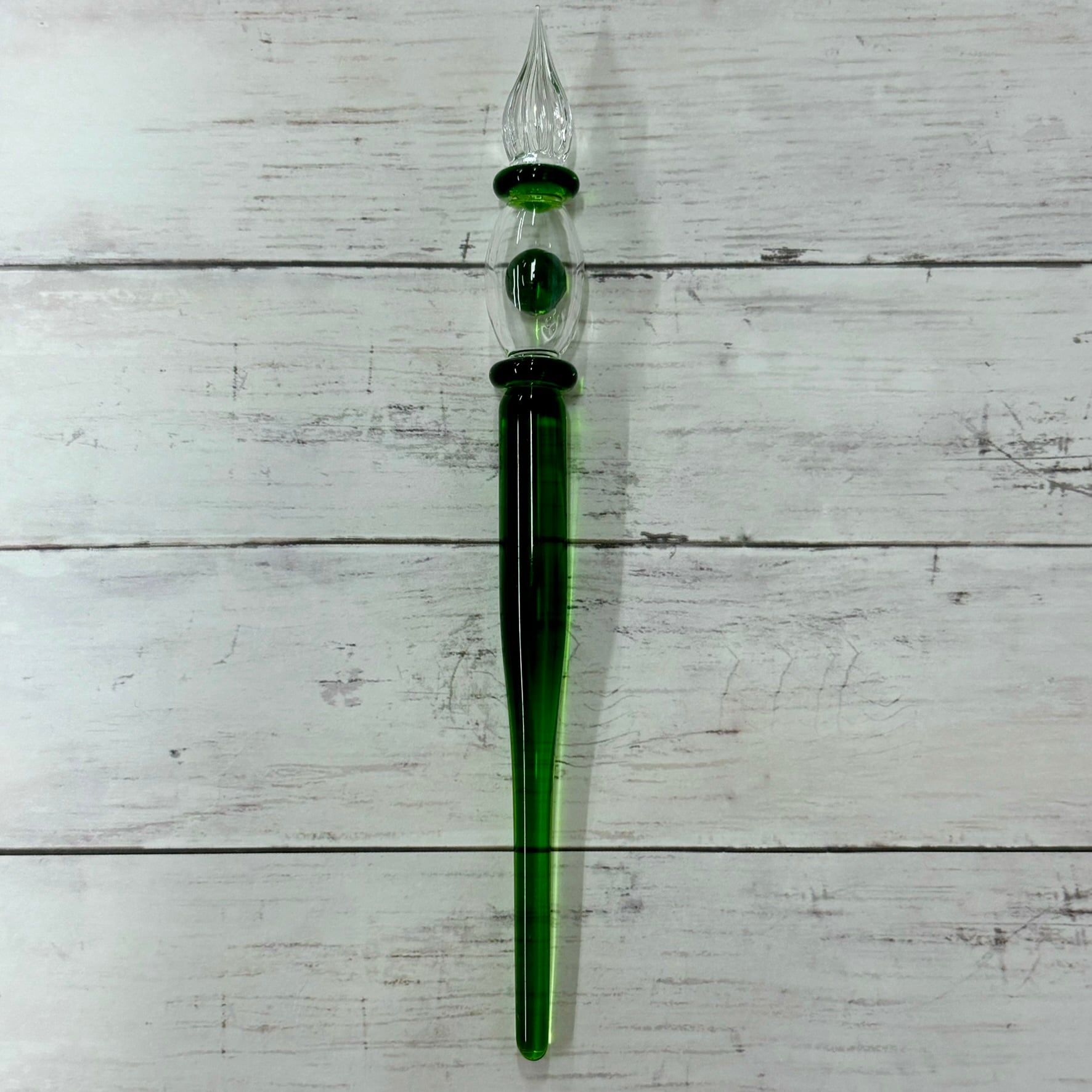 GulfStream】武蔵野びいどろガラスペン（狭山茶グリーン） | 伊東文具店