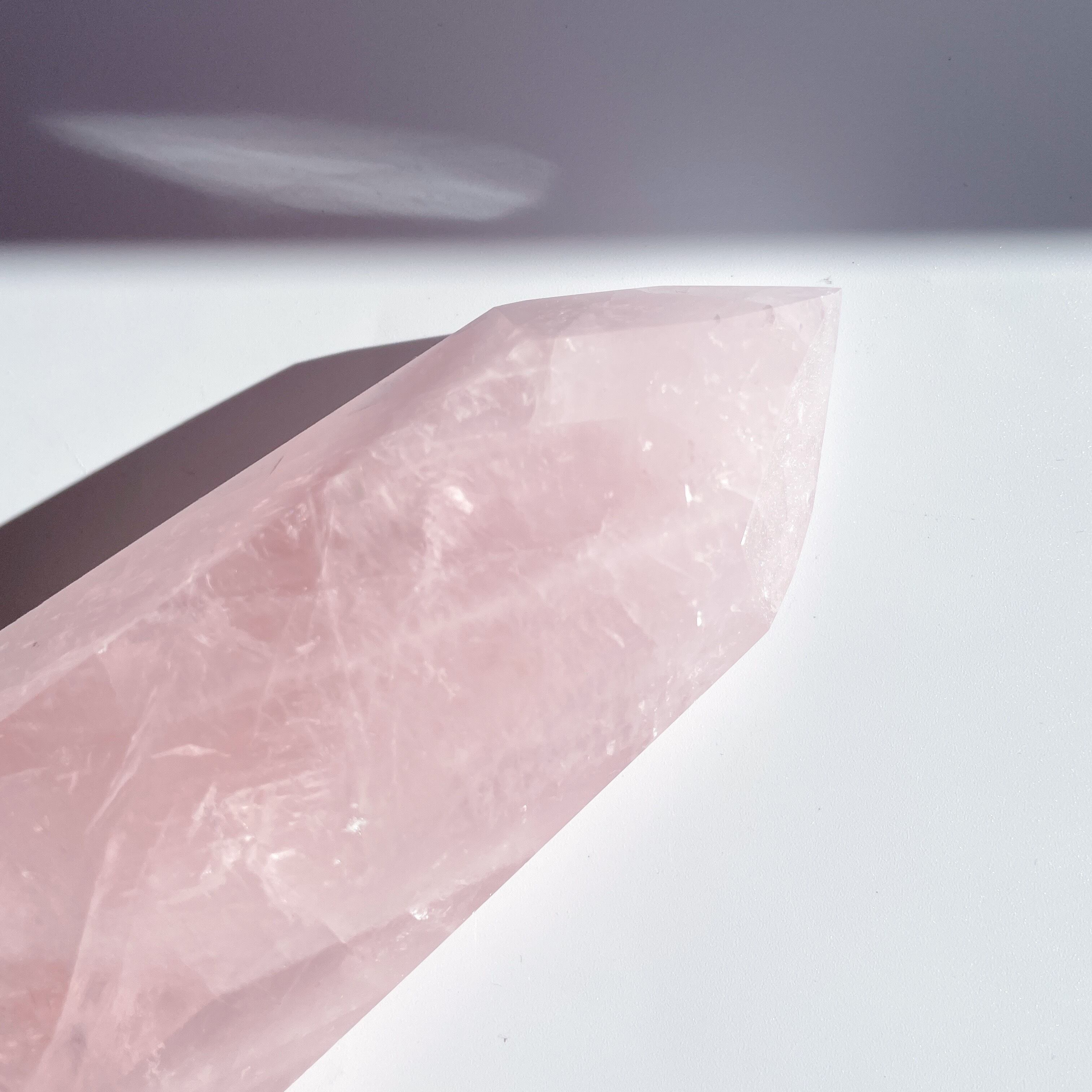 ローズクォーツタワー18◇Rose Quartz Tower◇天然石・パワーストーン