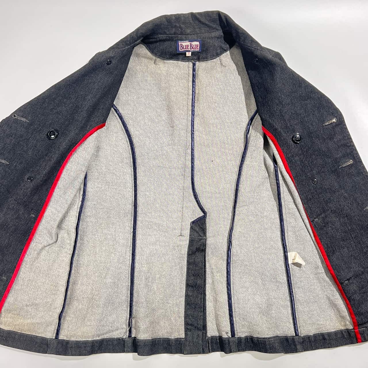 BLUE BLUE ブルーブルー デニム Pコート ピーコート 2/ブラック系 レディース 聖林公司