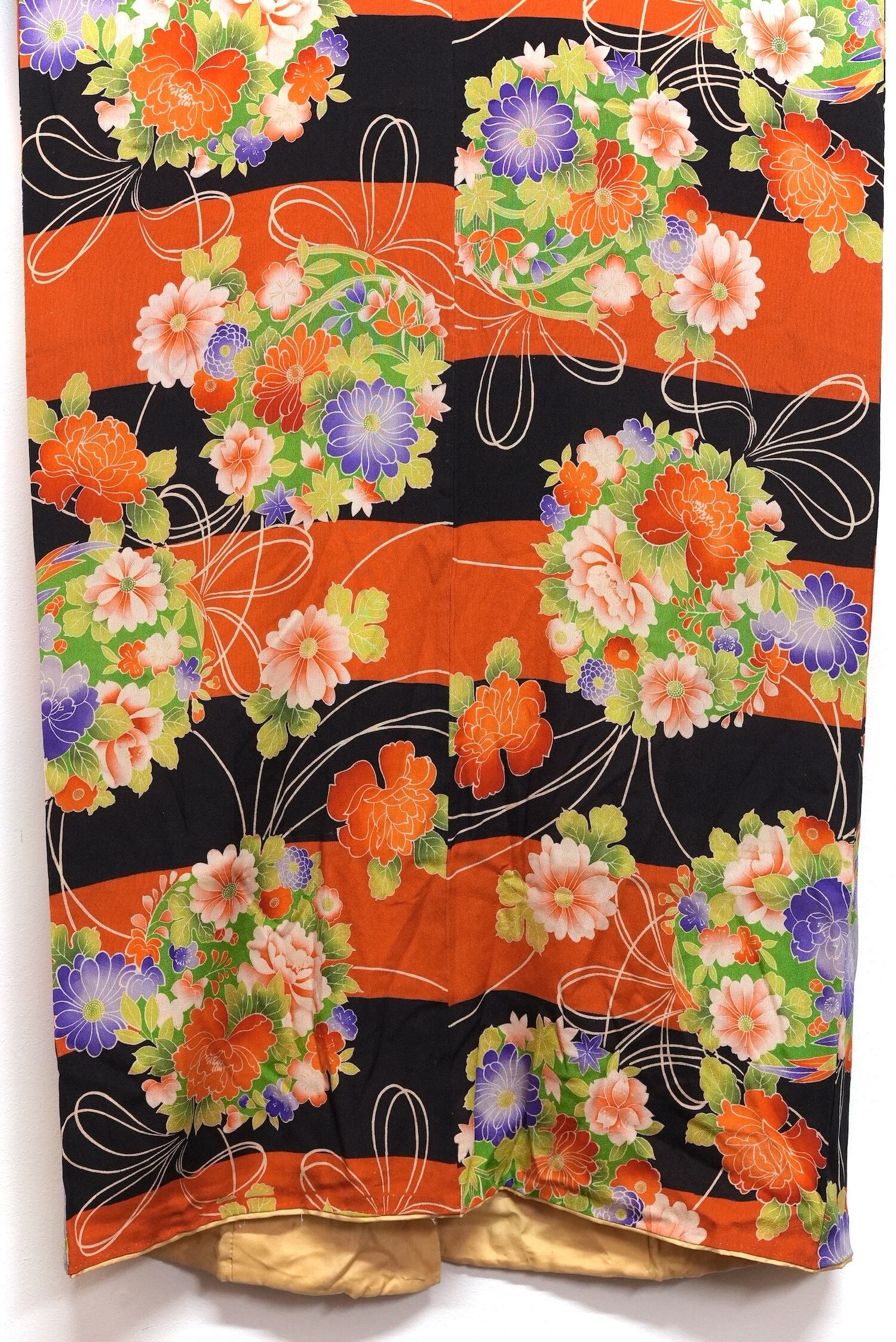 マリリン様 リクエスト 2点 まとめ商品　アンティーク着物　錦紗 アンティーク着物 - 葛文様文錦紗単衣訪問着 着物23-06-28