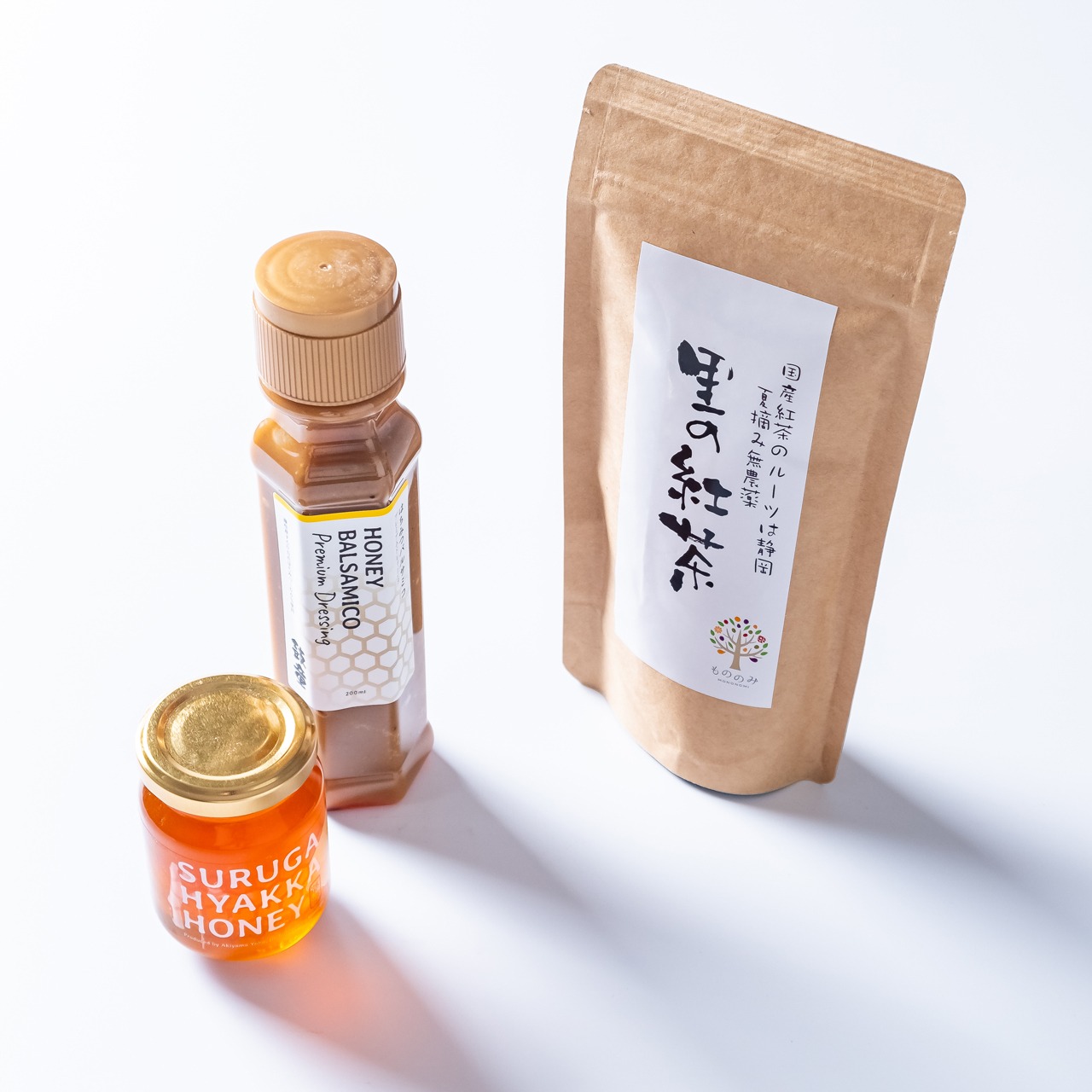 【藤枝市】呑み家～鼓童～こだわりの無添加プレミアムハニー＆バルサミコドレッシングセット [Fujieda City] Nomiya Kowappa～ Additive free Premium Honey & Balsamic Dressing set