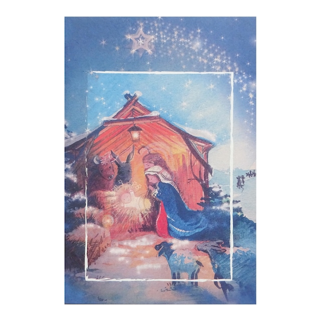 クリスマスカード ベルギー製 [FIRST CARDS] 4161 キリスト生誕