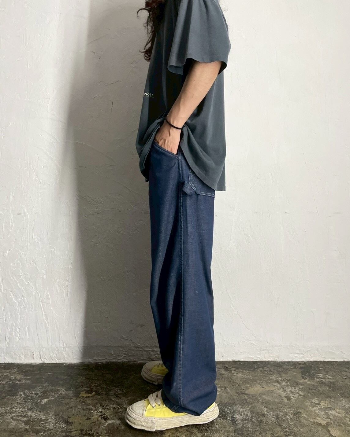 70s Sears Vat-Dyed Denim Painter Pants | VOLAR