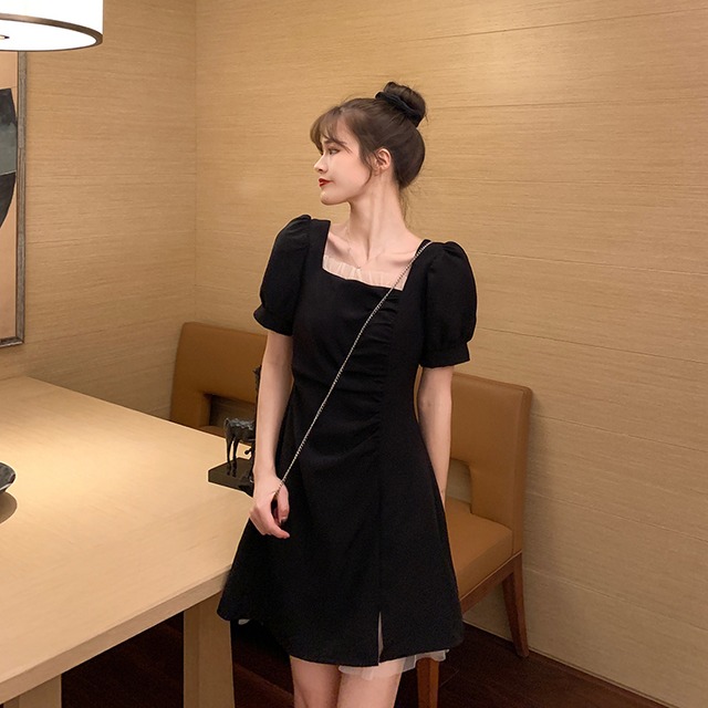 【MumuIns 】 夏新作レース可愛いワンピースショート　A0215