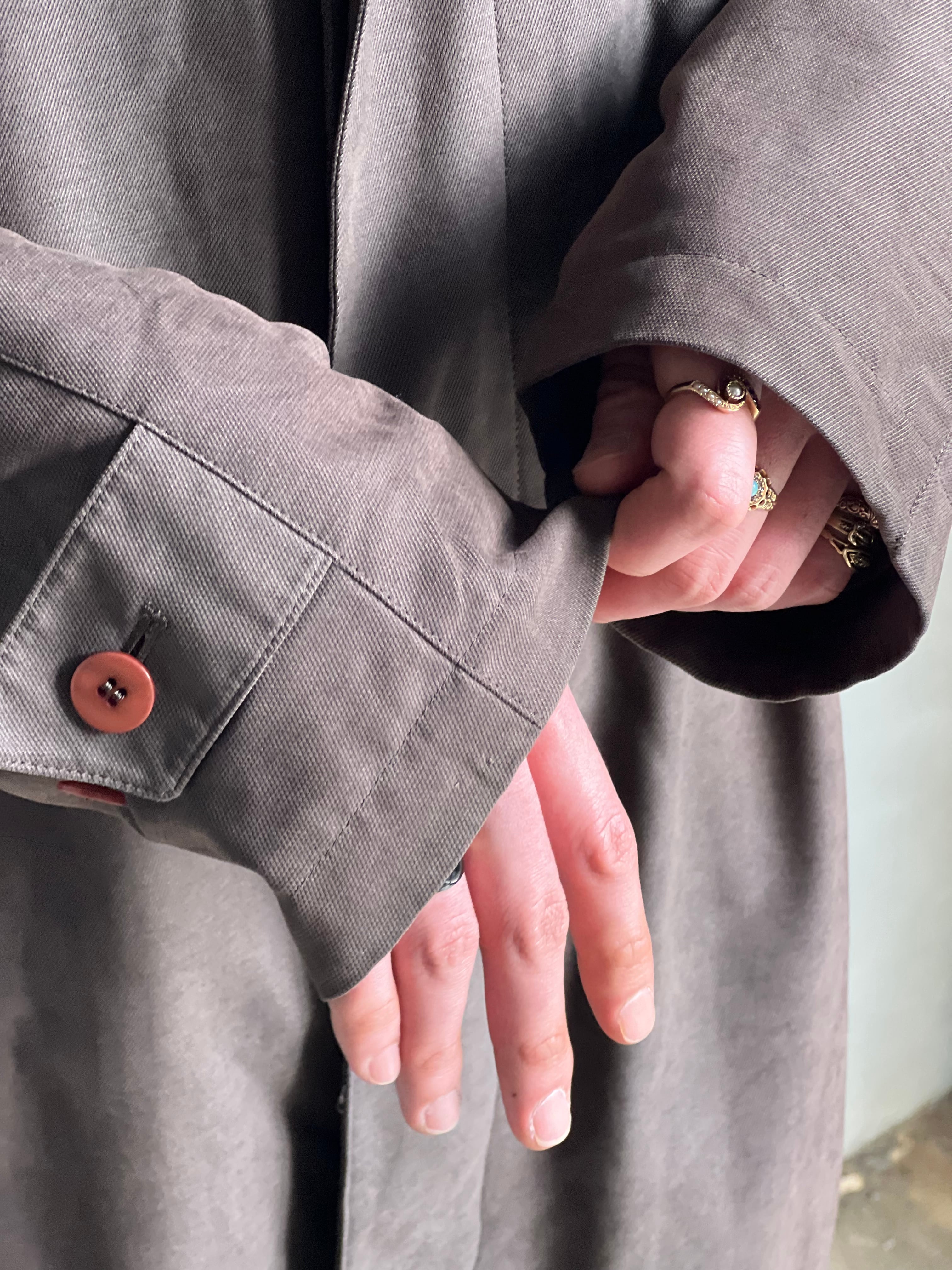 80's オーバーサイズステンカラーコート | TUNAGI JAPAN