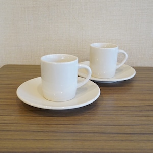 エデン　創業当時のコーヒーカップ(ストレート型）２客セット