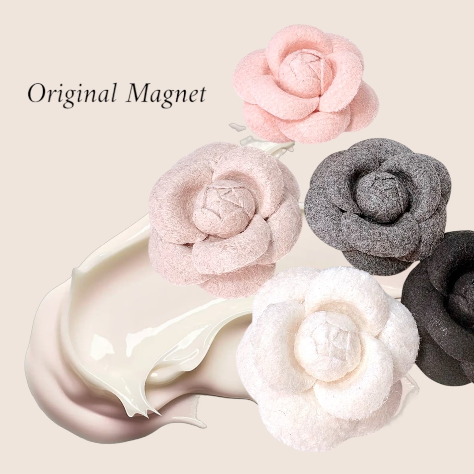 CLOSE SALE★MG0004-マグネット《つぼみデザイン・カメリアSサイズ》★★★