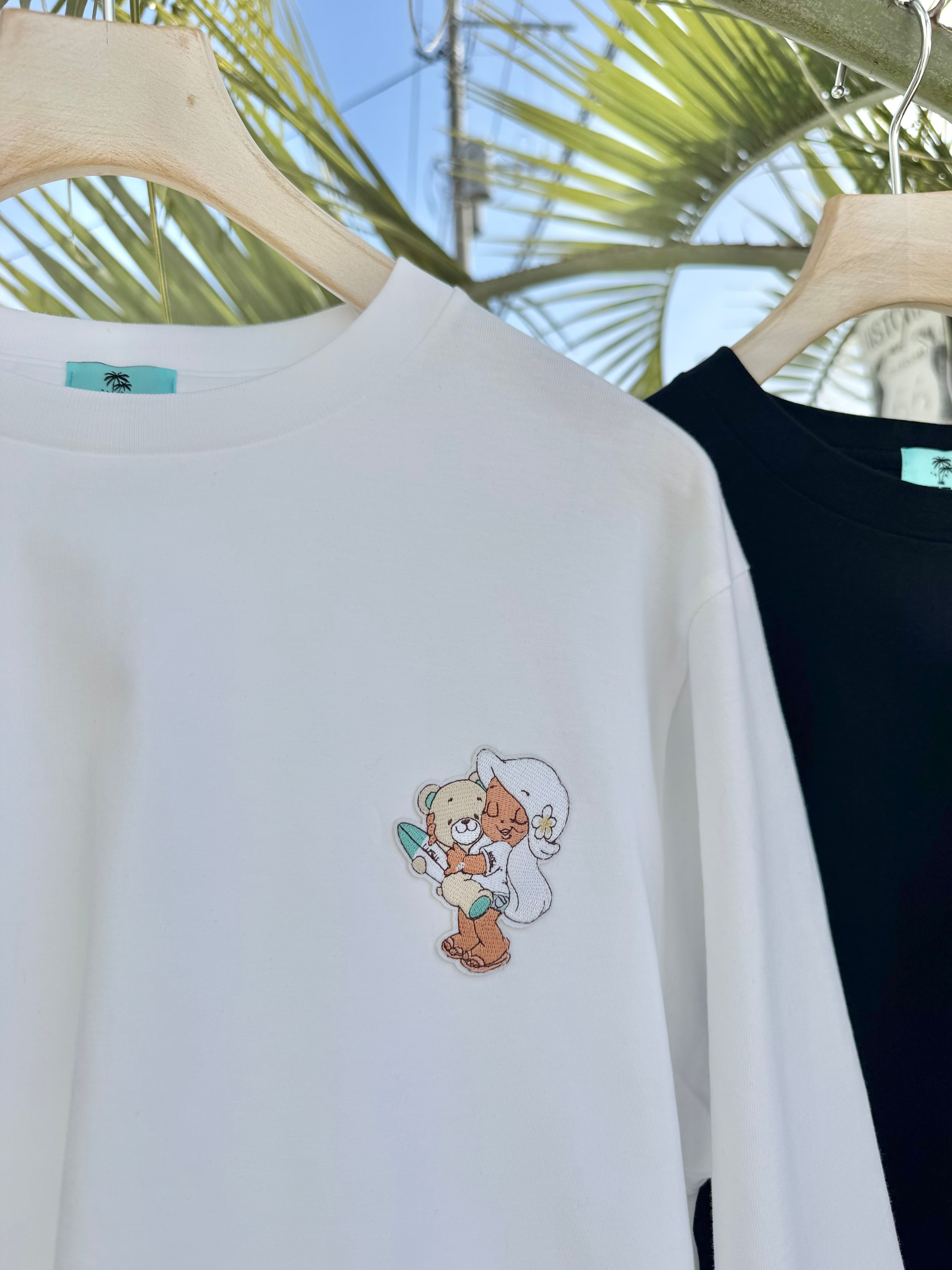 LIFE is bear × mapua 刺繍ワッペンロンT ¥5,800+tax