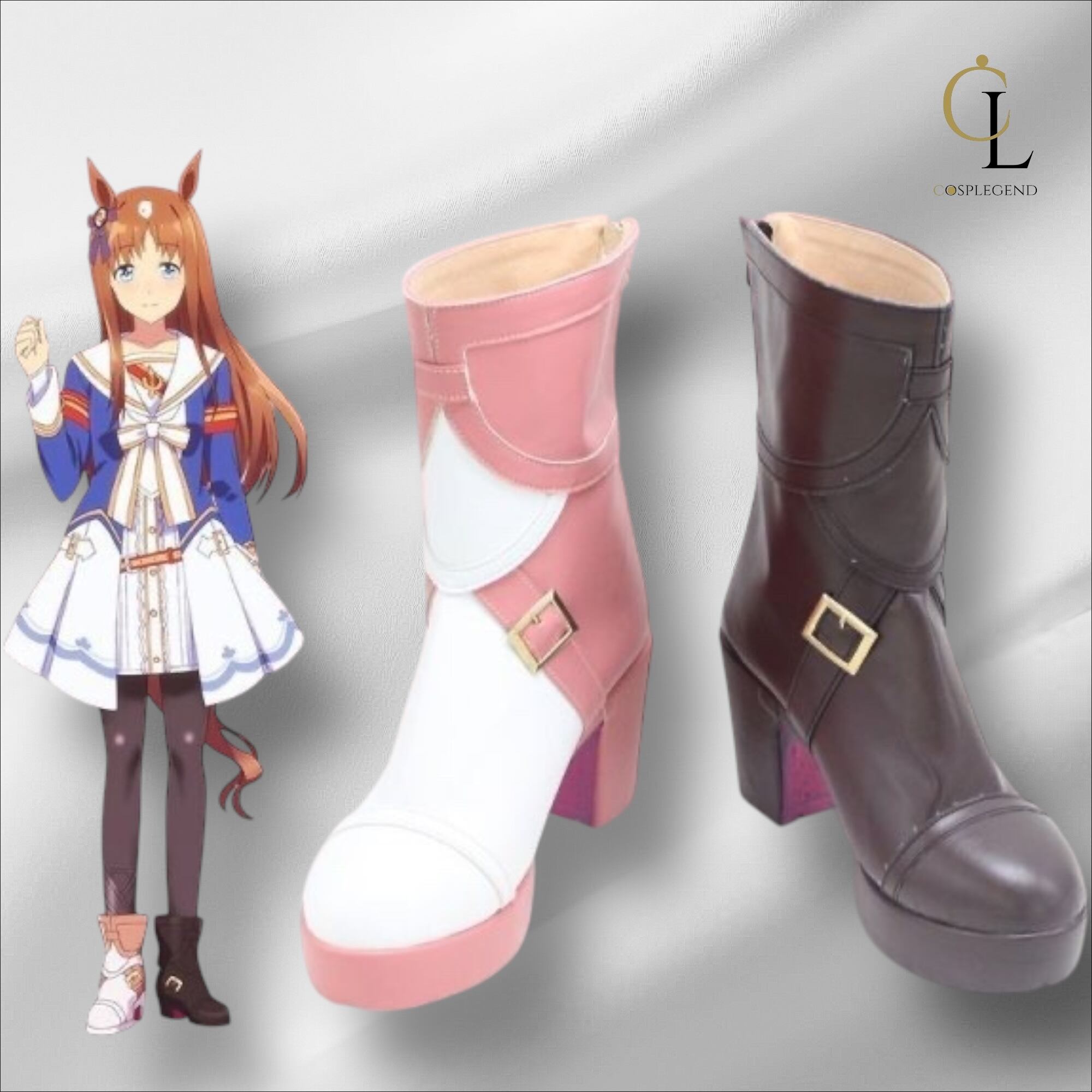 ウマ娘 プリティーダービー グラスワンダー 勝負服 コスプレ 靴 ウマ娘 プリティーダービー グラスワンダー 勝負服 コスプレ 靴