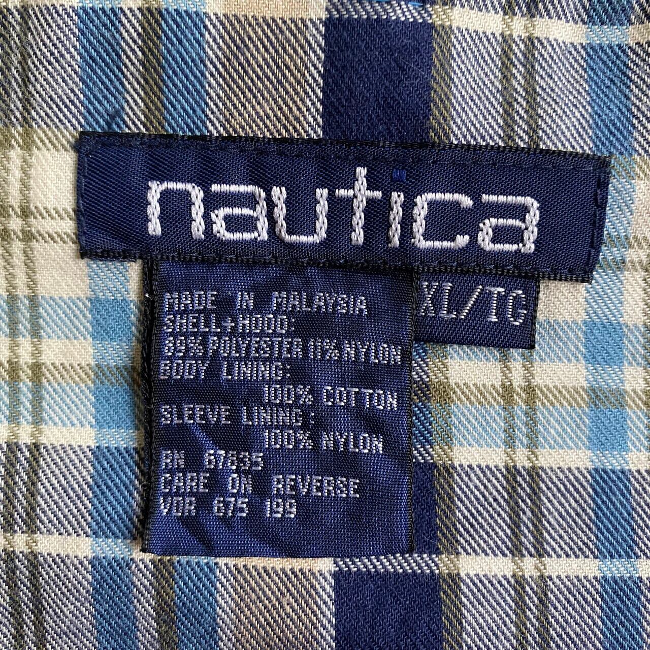 90年代 nautica ノーティカ ピーチスキン セーリングジャケット メンズ