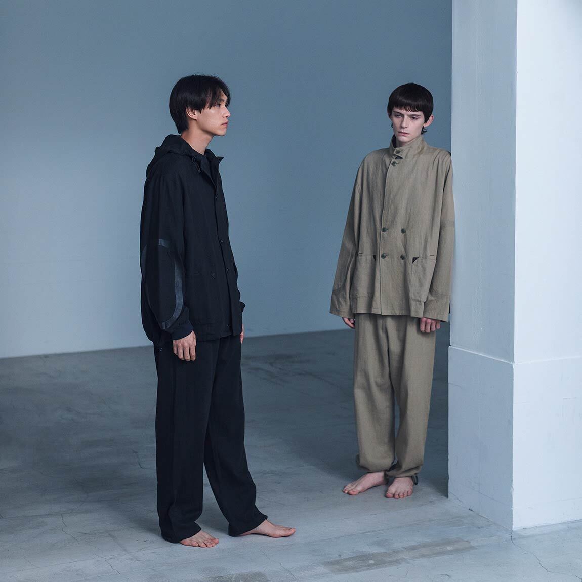 The NERDYS / The STAND - LINEN BLEND / Double Jacket | coper