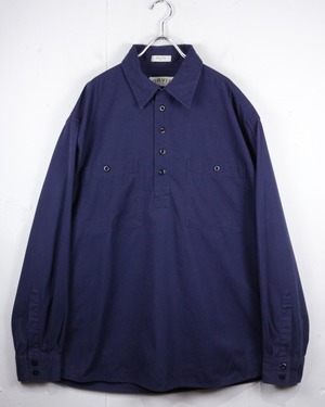 【Caka act2】“ORVIS” Pocket Gimmick Vintage Loose Pullover Shirt