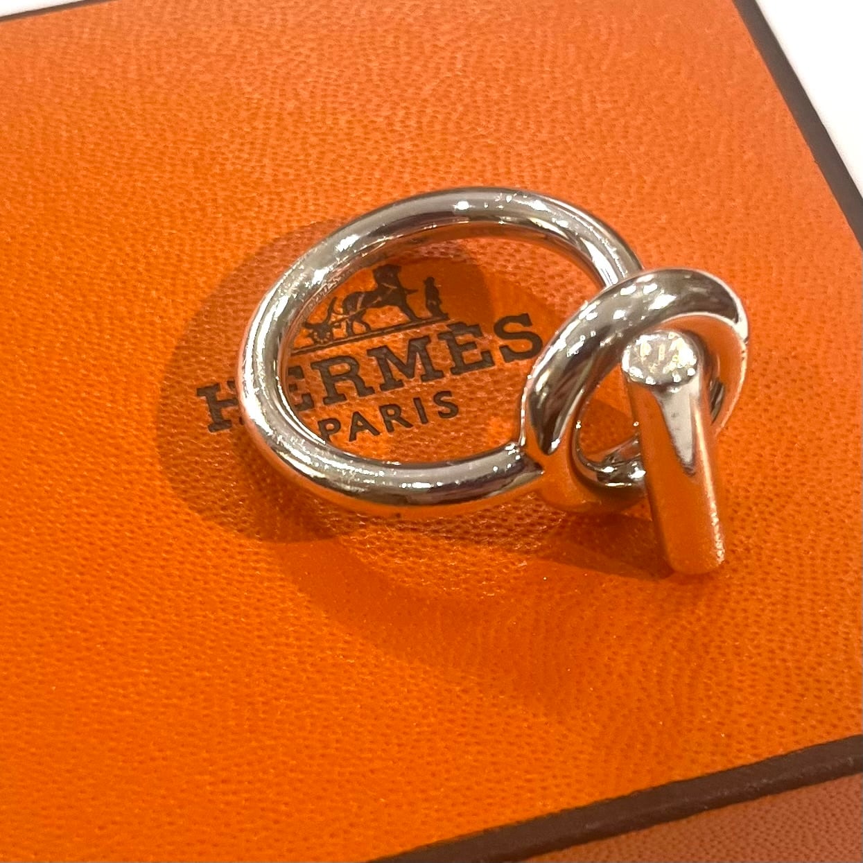 希少サイズ【HERMES】【17号57】2636 エルメス エシャペスターリング