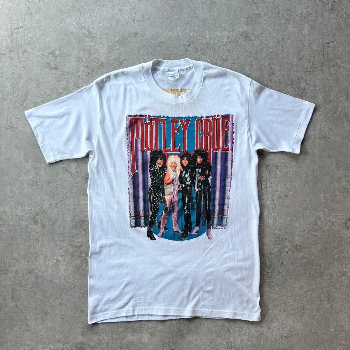 80s モトリークルー バンドtシャツ USA製 ホワイト XL | 東京準備室