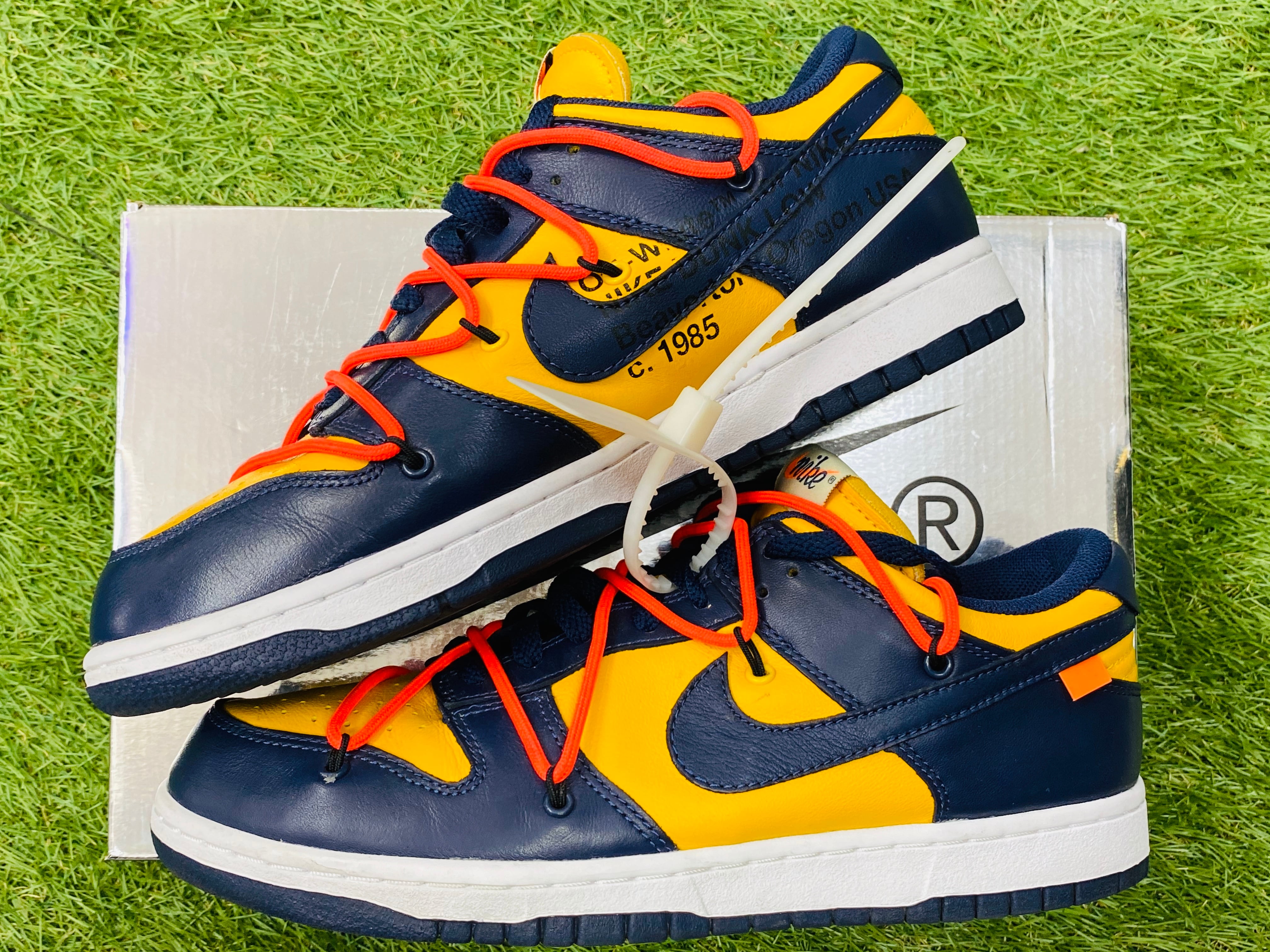 OFF-WHITE X 考え NIKE DUNK LOW 26.5cm