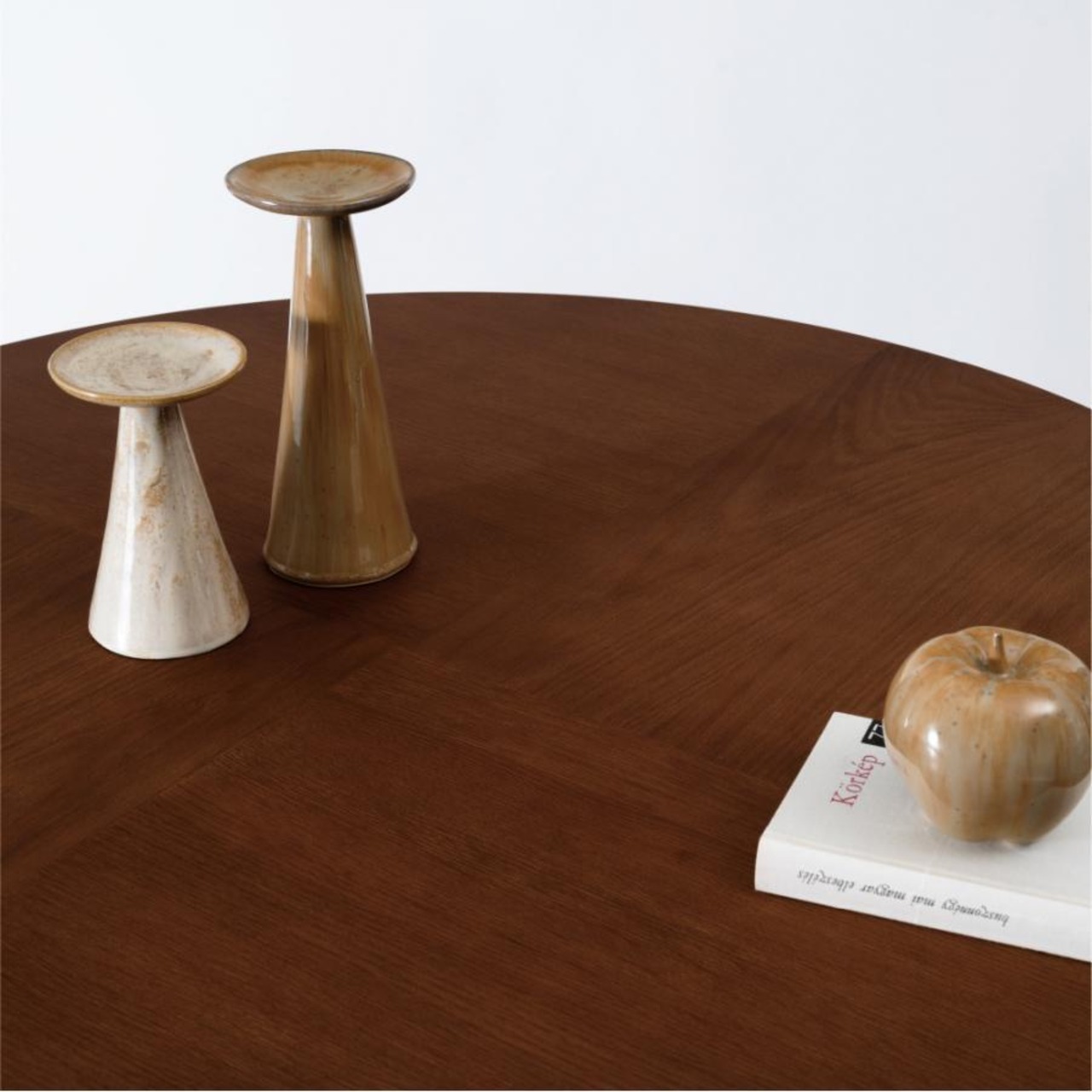 ダイニングテーブル 円形 天然木 直径110cm