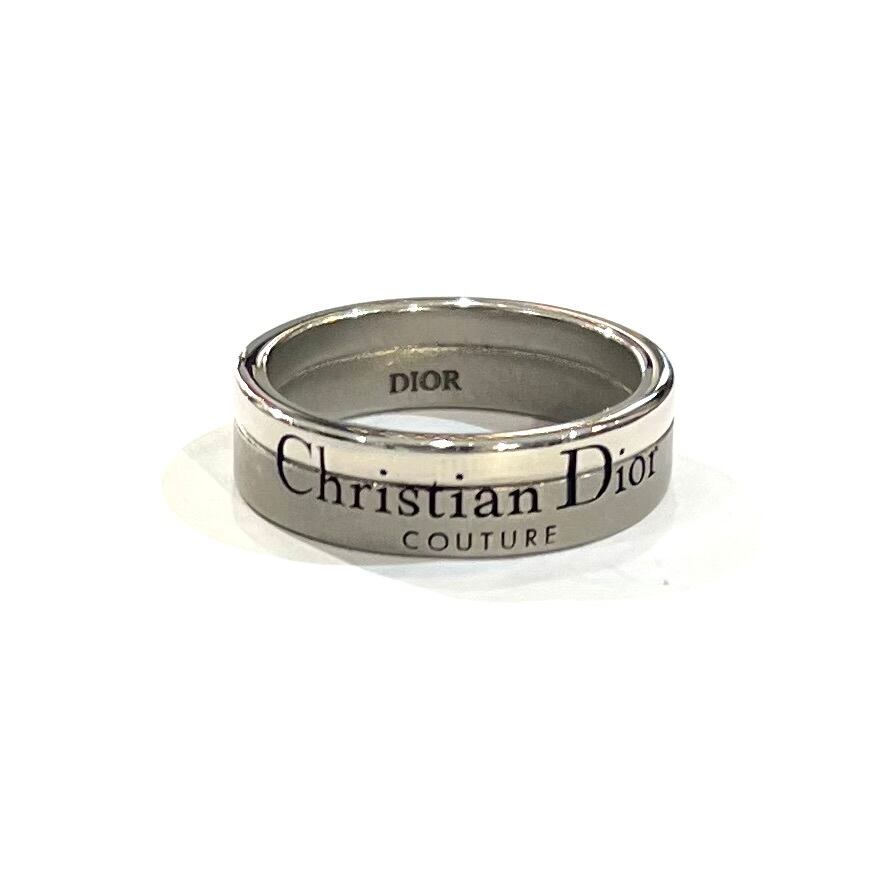 DIOR シルバー925 DIOR】【22号】2302 Christian Dior Couture Cut ディオール リング 22