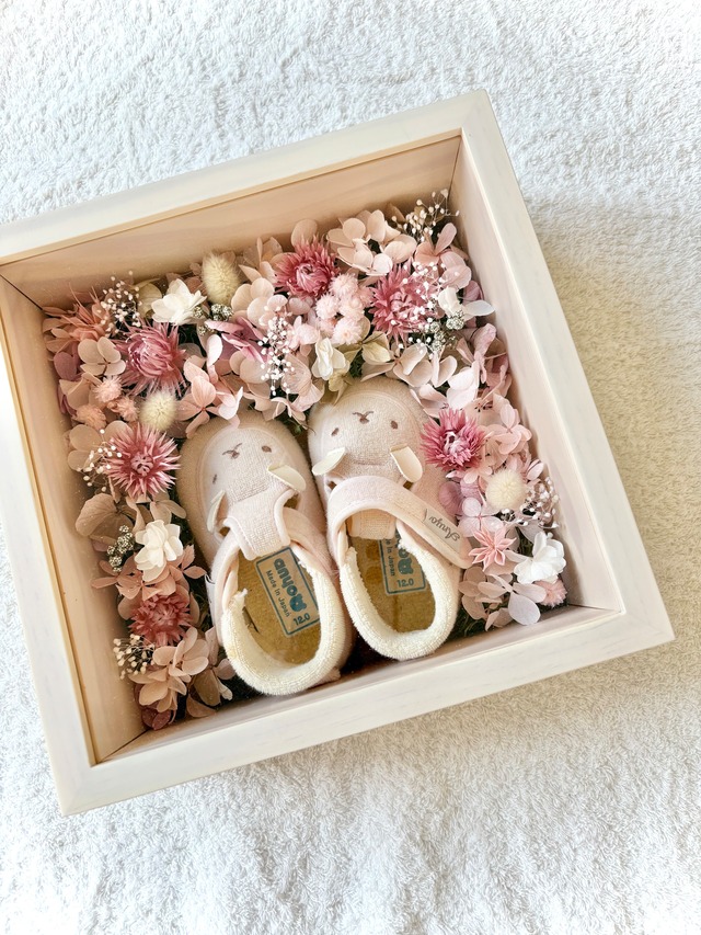 ピンク｜ママの手で仕上げるベビーシューズボックス