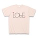 ラブ LObE + ハートTシャツA