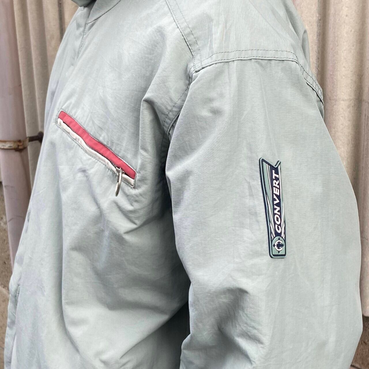 90年代 Columbia コロンビア CONVERT アシンメトリー ハイネック 中綿