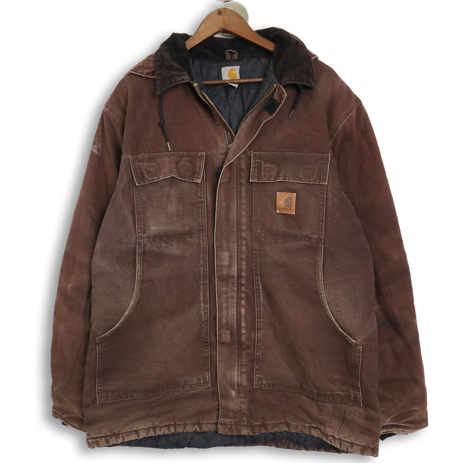 古着 MEXICO製 Carhartt Duck Jacket J002 BRN カーハート