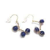 今までにない発想で楽しいデザイン！K14gf ラピスラズリ デザイン ピアス＆イヤリング sl5_8_2_0519tp05-sl5_8_1_0519te06