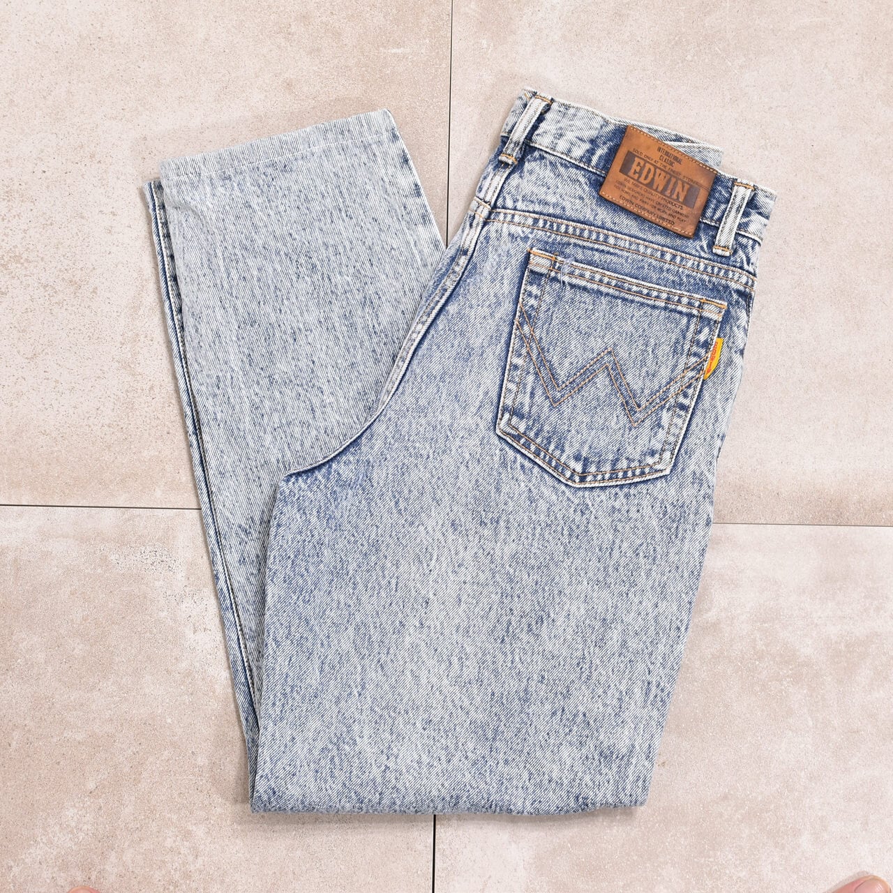 80s～ EDWIN chemicalwash denim pants | 古着屋 grin days