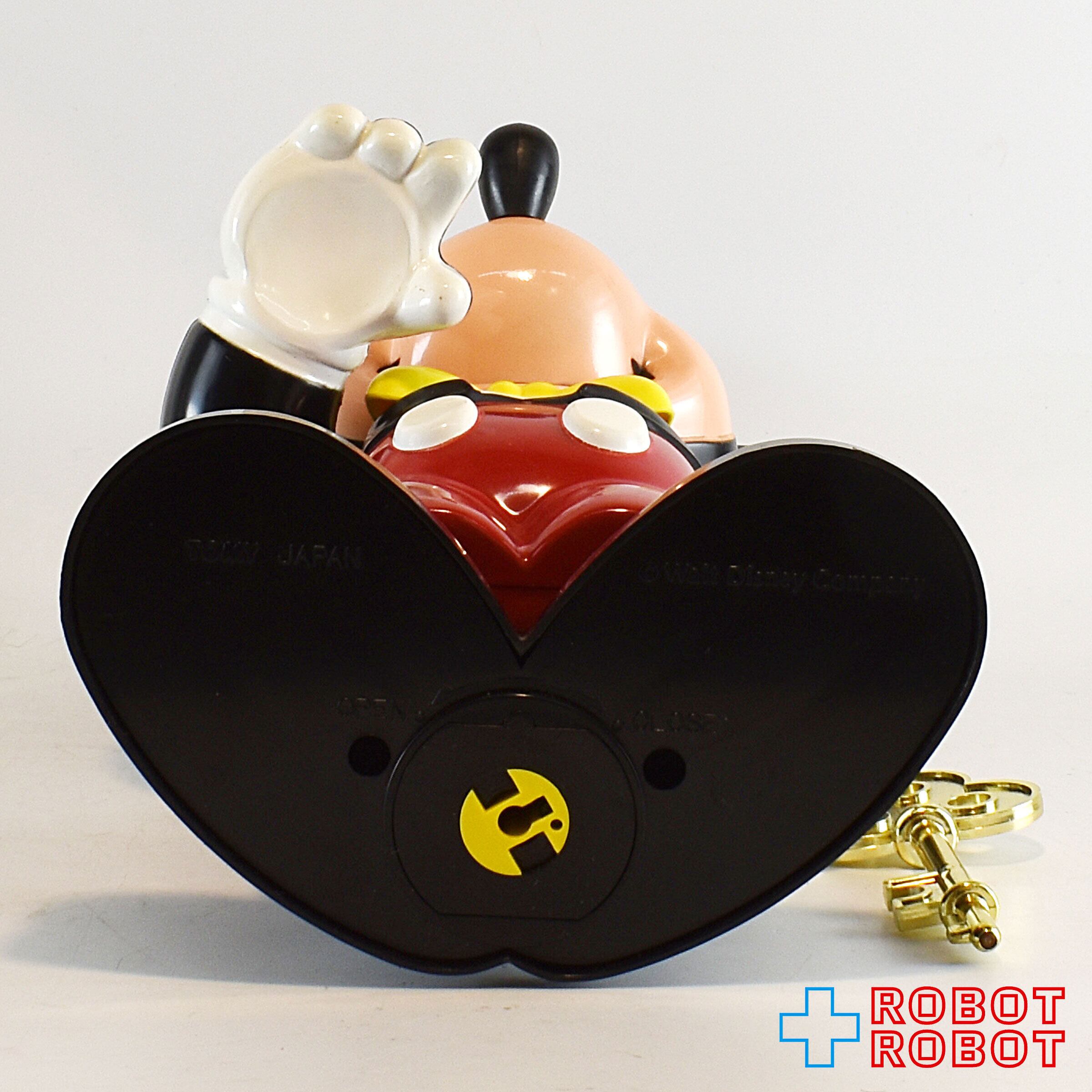 トミー ディズニー ミッキーマウス ミッキーのリッチマンバンク 鍵付 