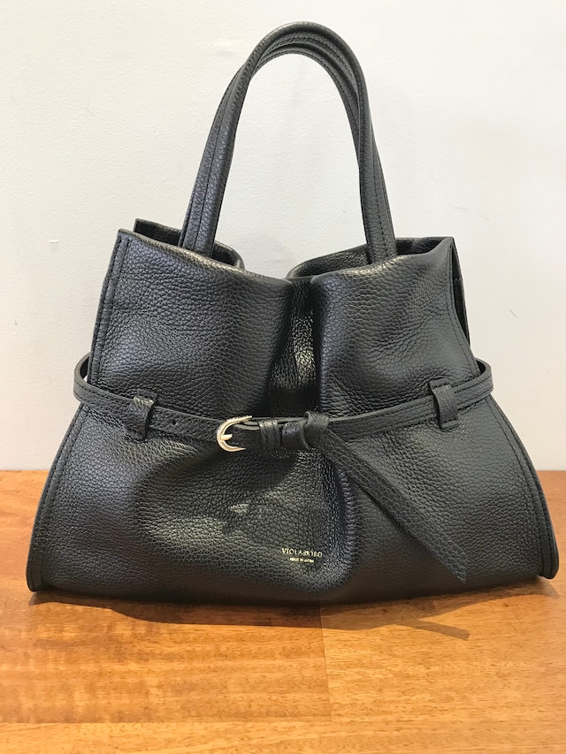【VIOLAd'ORO】フロントベルトイタリアンレザー2wayトートバッグ