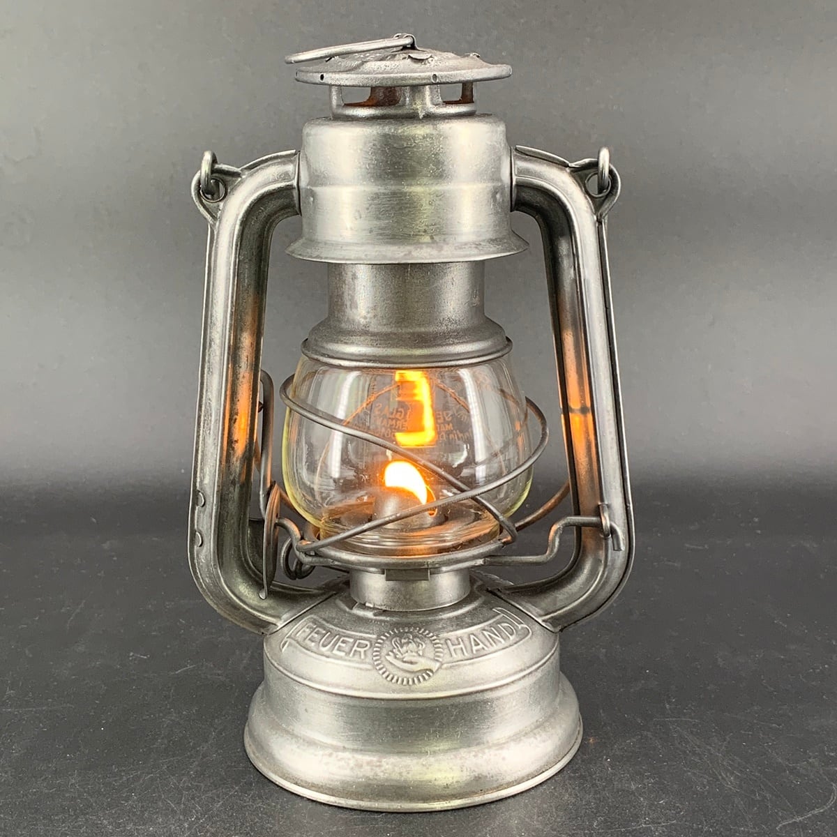 稀少】1930's Feuerhand 225 錫メッキ クリア glass 印字クッキリ