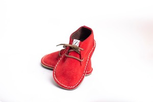 【即納】suede shoes (red) スエードベビーシューズ　レッド