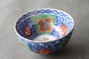 九谷焼 色絵 石榴文 鉢/Kutani bowl