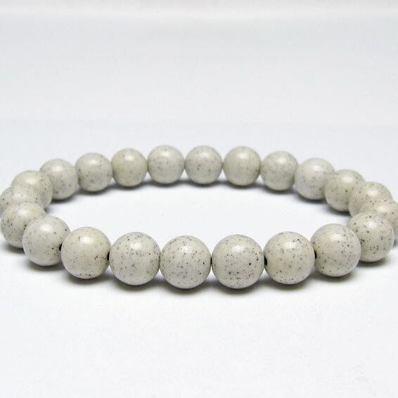 北投石 ブレスレット 9mm 一点物 メール便可 111-50255