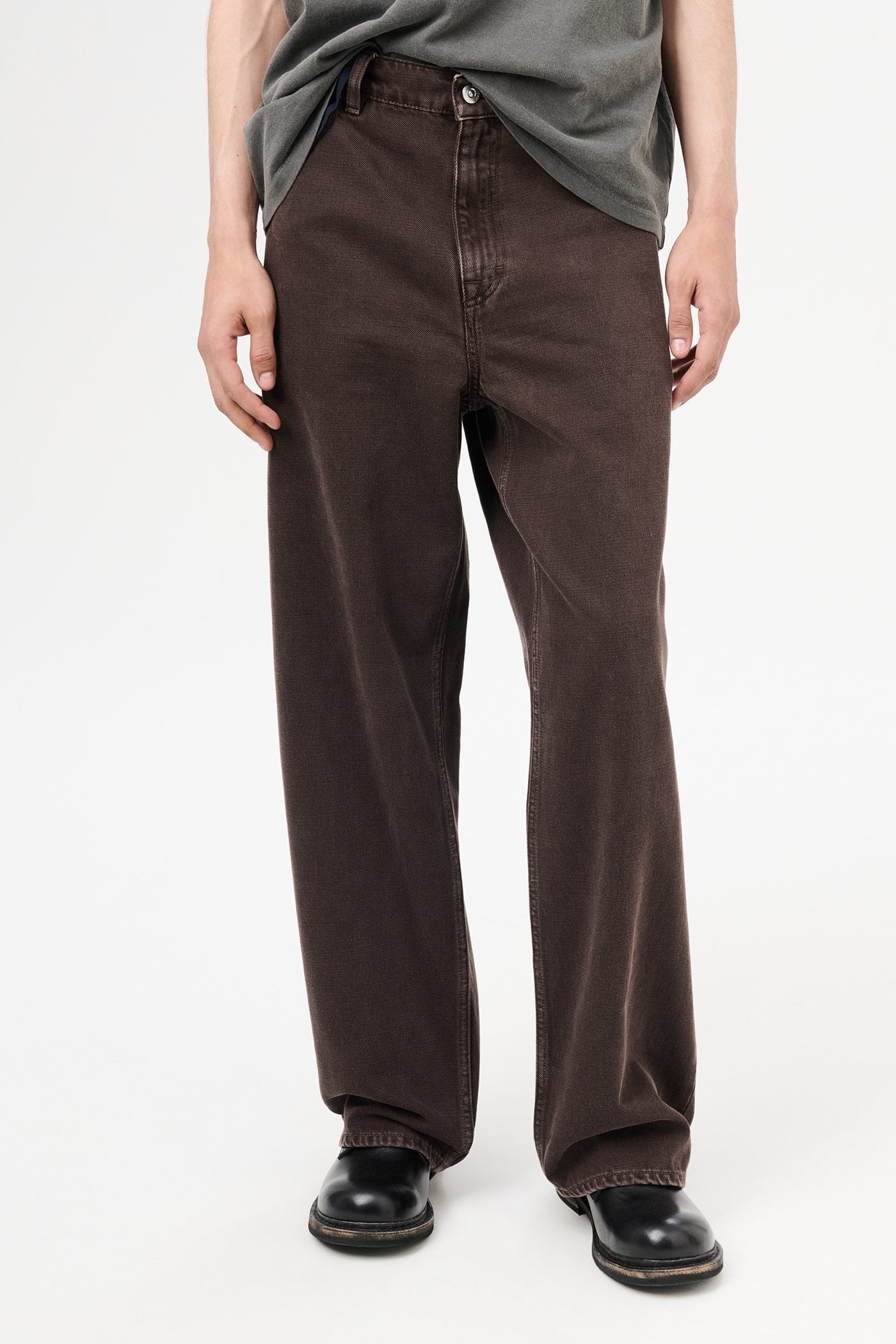 【OUR LEGACY】Vast cut  Brown サイズ33 OUR LEGACY VAST CUT Royal Brown Overdye