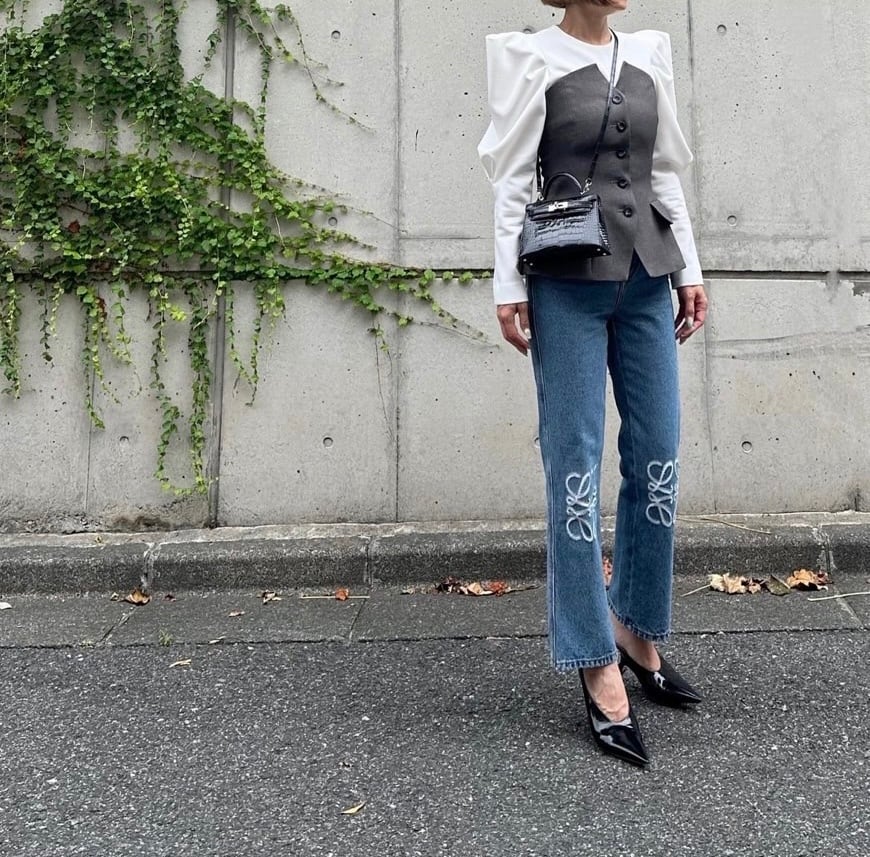 早い者勝ちcygne新品未使用とんがりパフtops Manon ホワイトサイズ1｜長袖 