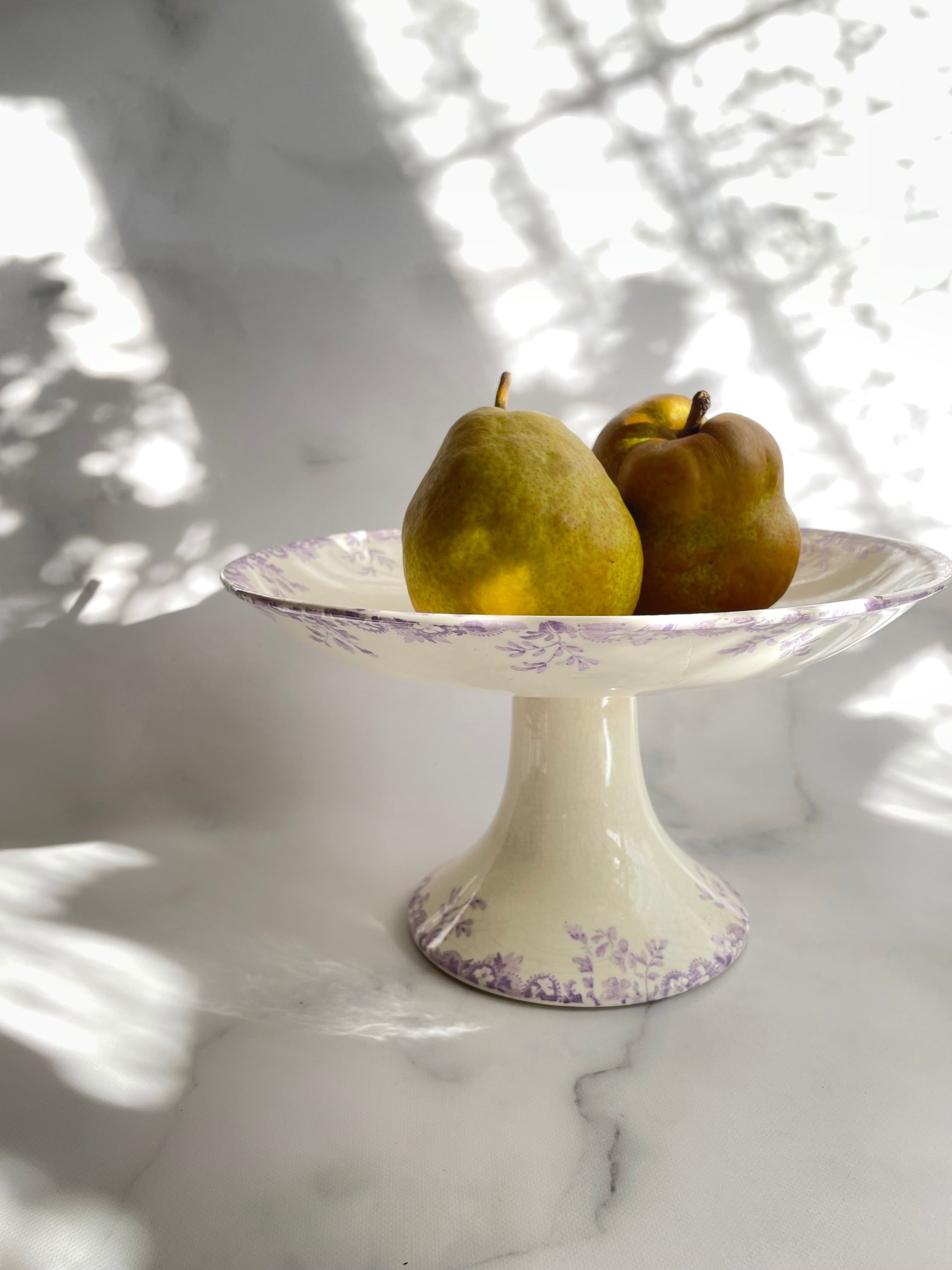 Creil et Montereau WATTEAU コンポティエLow type | I know Antiques