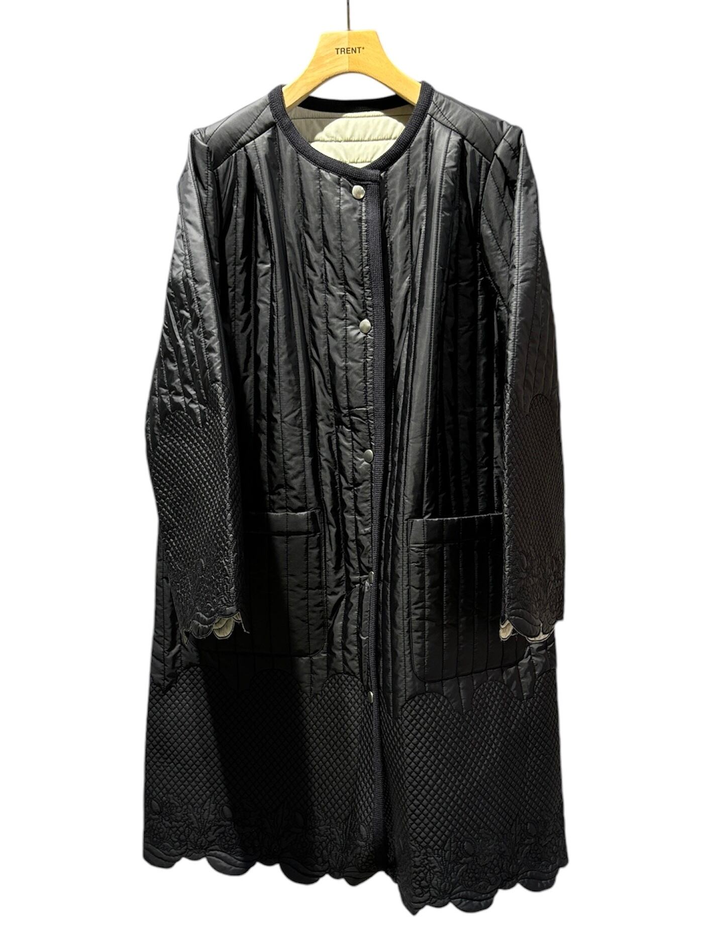 24AW】FUMIE TANAKA フミエタナカ / mix quilt rever coat | TRENT 
