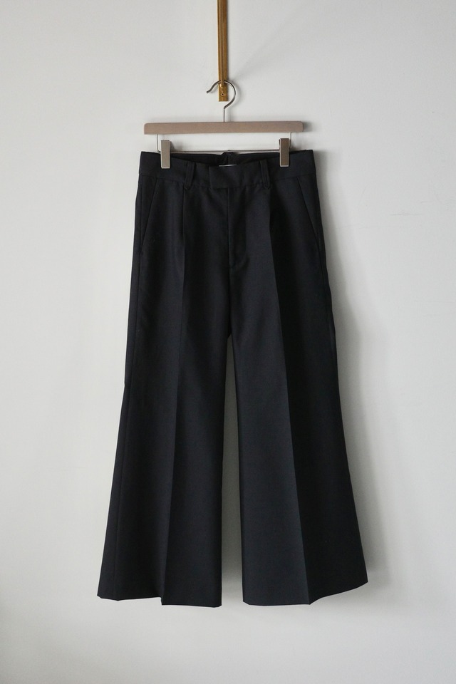 Paratrait【WOOL FLARE SLACKS -Gray-】