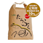 【定期便・一括】特栽玄米10kg