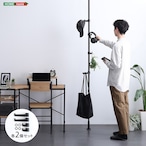 つっぱりポールハンガー フック大小2個セット