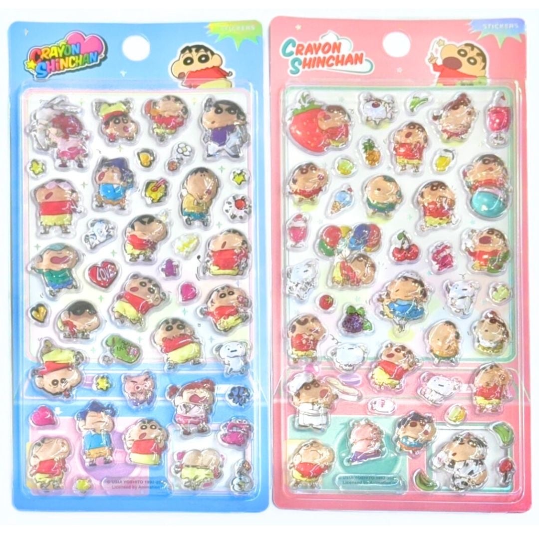 韓国限定 クレヨンしんちゃん 3Dぷくぷくシール ステッカー | varietyshop