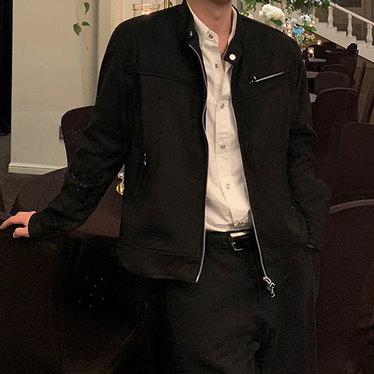 スエードハンサムショートジャケット　990