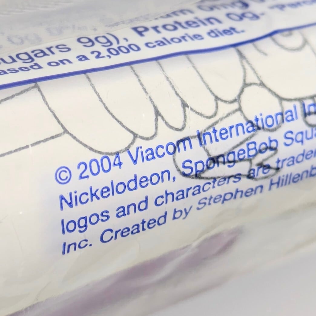 ☆ DEADSTOCK ( MINT IN BAG ) / VINTAGE2004 ☆【 SpongeBob SquarePants ( スポンジボブ ) 】PEZ / ペッツ / CANDY&DISPENSER 『 スポンジボブ おパンツver. 』 〚アメリカン雑貨 アメトイ〛