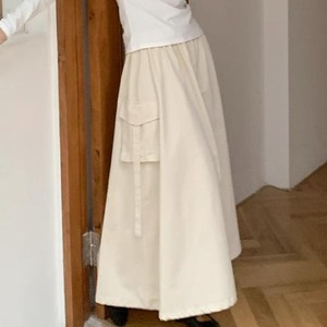 natural flare skirt N30137