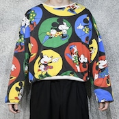 mickey pattern reversible sweat